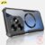 Nanu For Itel S23+ Plus Magnetic Attraction Case Shockproof Transparent back Acrylic Cover Soft Protection Phone Shell