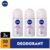 NIVEA Pearl & Beauty Anti-Perspirant Roll-on For Women 48h – 50ml (Pack Of 3)
